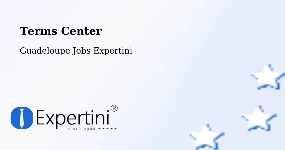 Terms of Service – Pointe D’Or - Guadeloupe Jobs Expertini